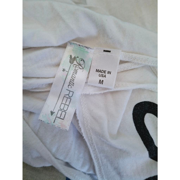 Women's Romantic Rebel Tank Top White M hump day camel - Picture 3 of 3